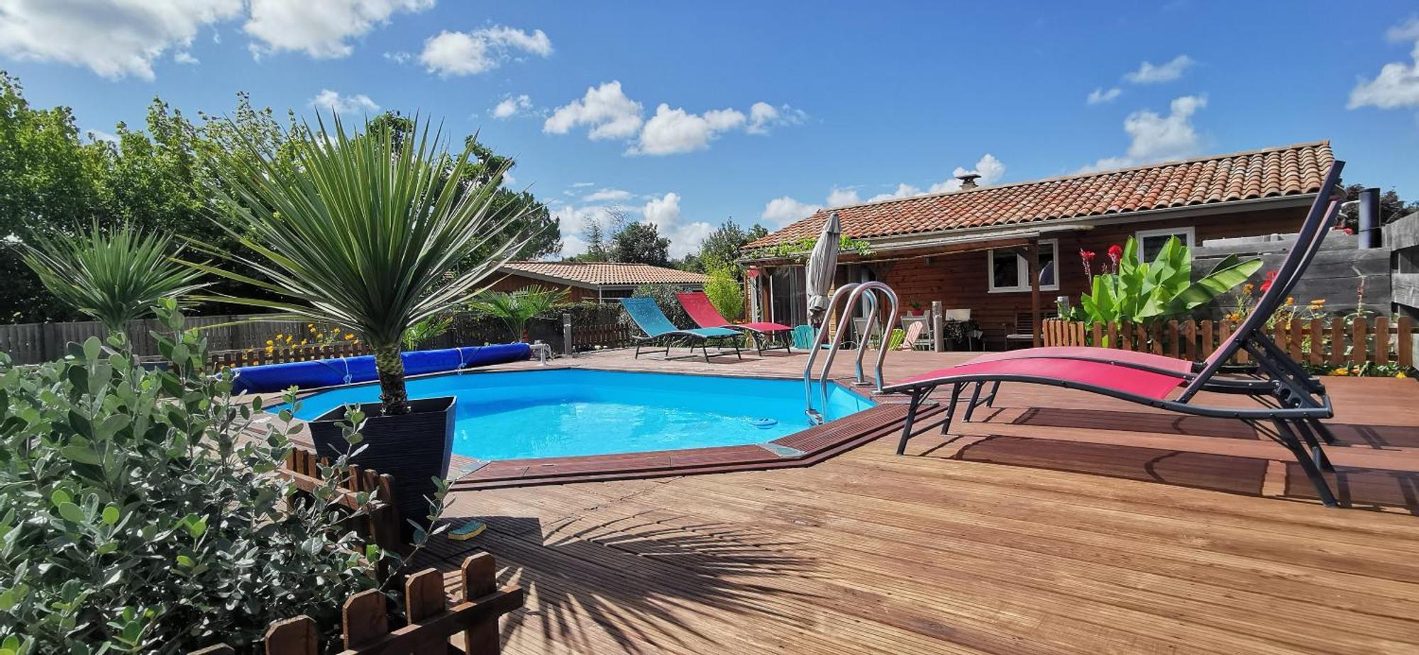 Maison & Piscine Prives,Plages Ocean Et Lac A 10 Kms Linxe Esterno foto